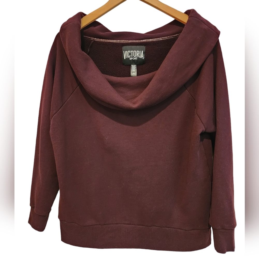 Victoria Sport Cowl Neck Sweatshirt size Medium